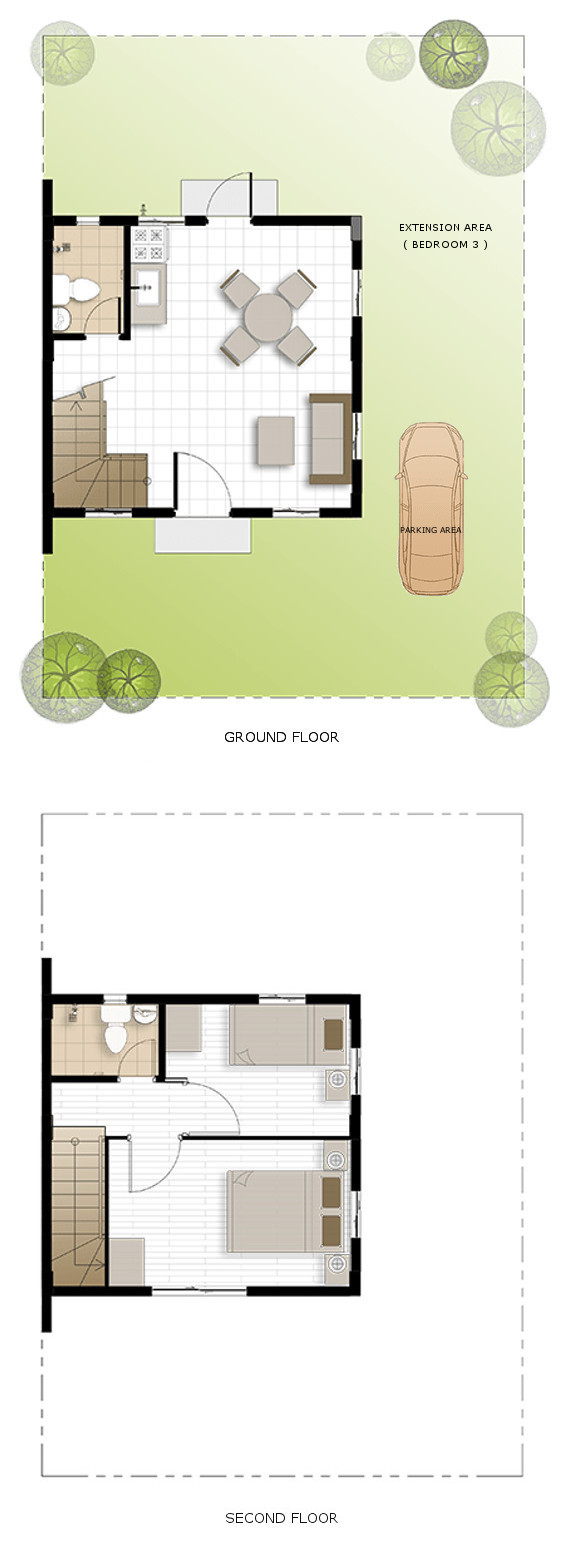 Bella Floor Plan House and Lot in Trece Martires